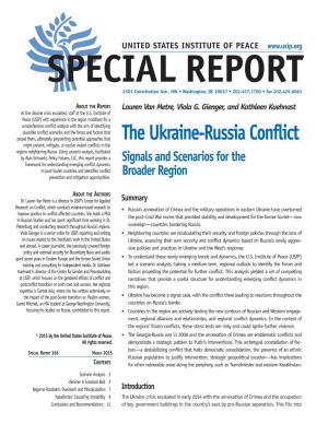 The Ukraine-Russia Conflict Might Prevent, Mitigate, Or Resolve Violent Conflicts in the Regions Neighboring Russia