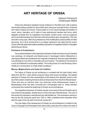 Art Heritage of Orissa