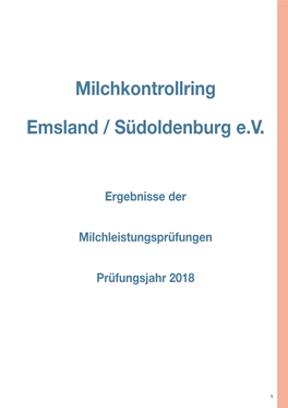 Milchkontrollring Emsland / Südoldenburg E.V