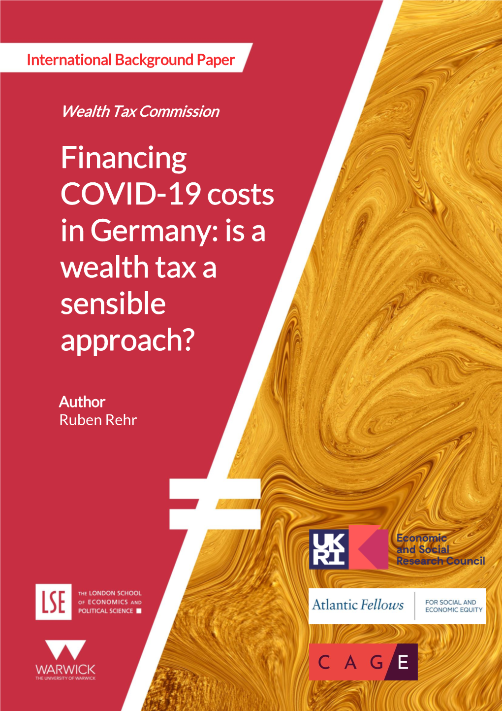 Financing COVID-19 Costs in Germany: Is a Wealth Tax a Sensible Approach?