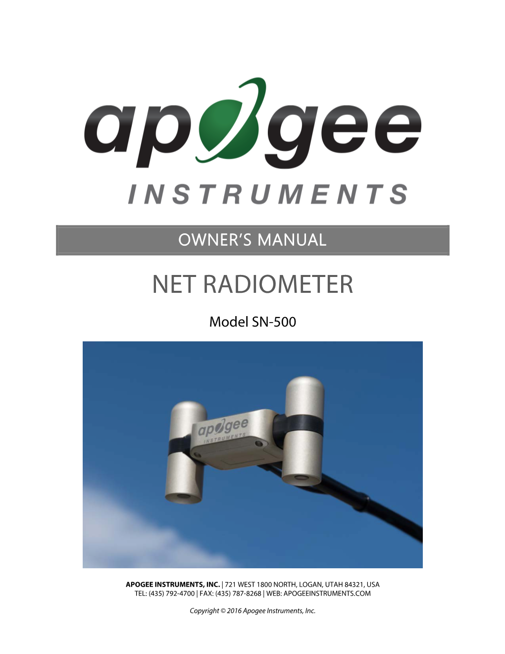 Net Radiometer