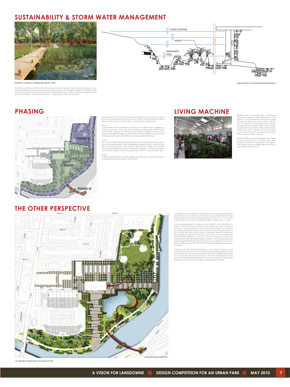 Sustainability & Storm Water Management the Other Perspective Phasing Living Machine