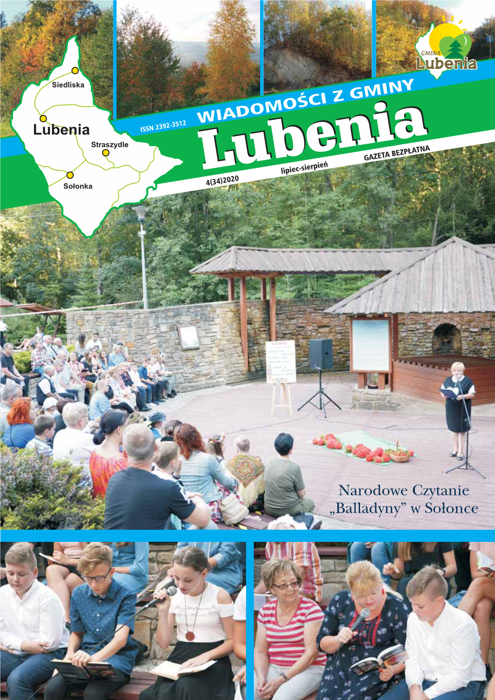 WIADOMOŚCI Z GMINY Lubenia ISSN 2392-3512 Straszydle Lubenia Lubeniań GAZETA BEZPŁATNA