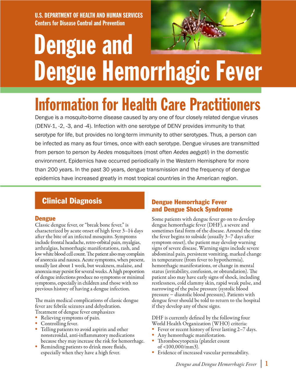 Dengue Hemorrhagic Fever