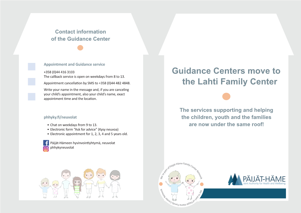 Guidance Centers Move to the Lahti Family Center