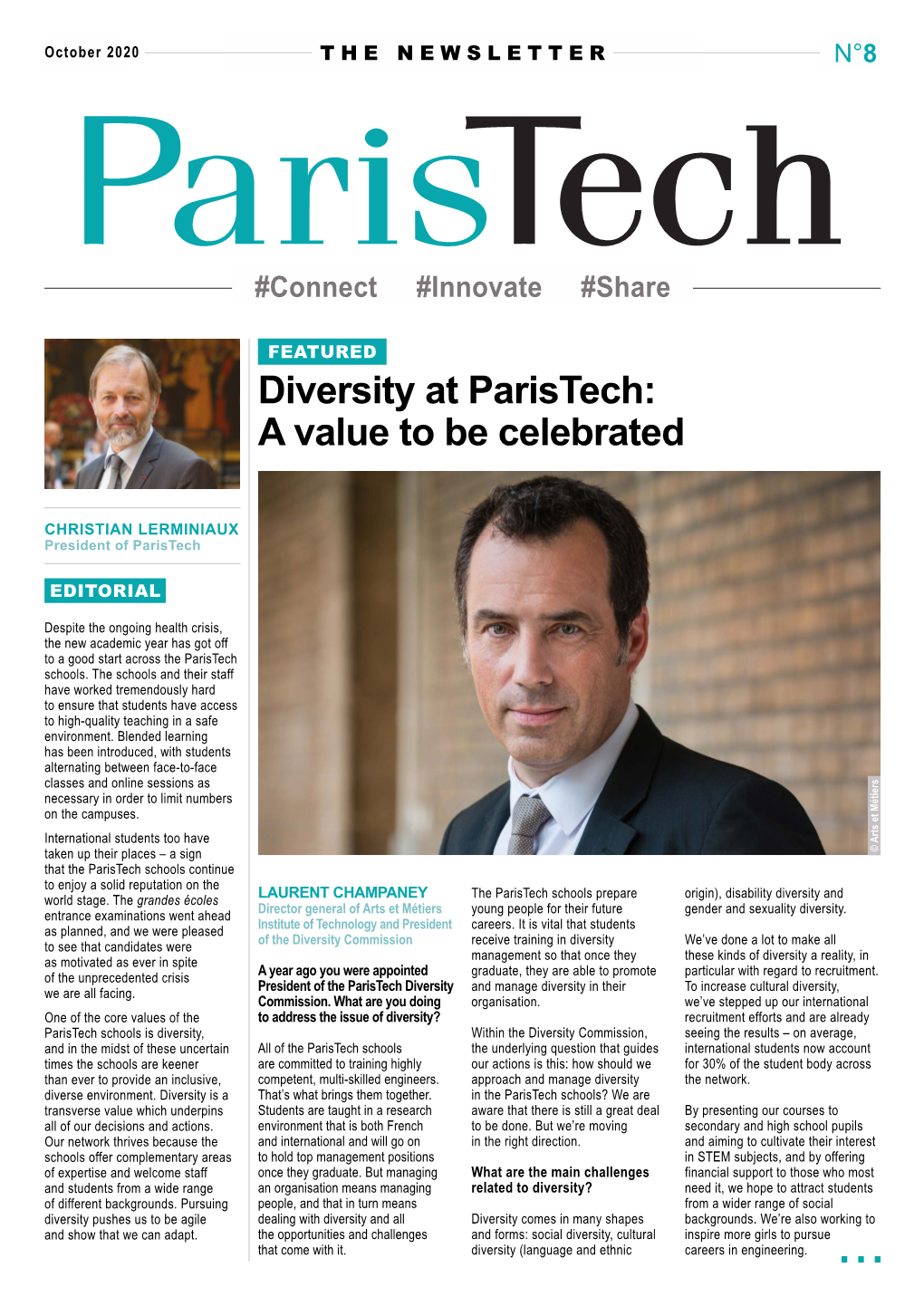 Diversity at Paristech: a Value to Be Celebrated