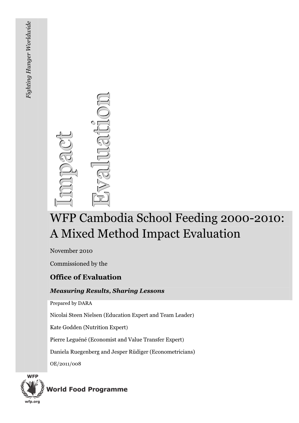 WFP Cambodia School Feeding 2000-2010