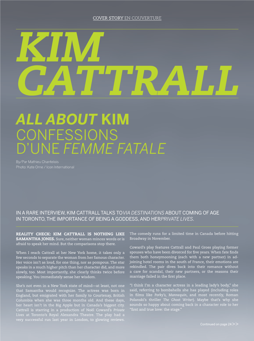 All About Kim Confessions D'une Femme Fatale