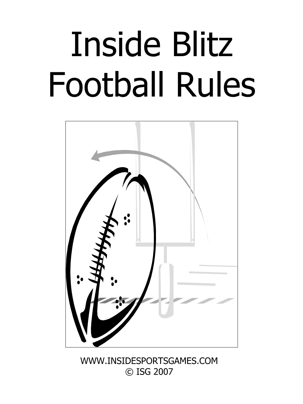 Inside Blitz Football Rules