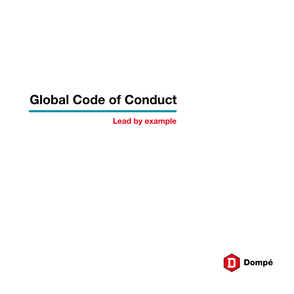 Global Code of Conduct