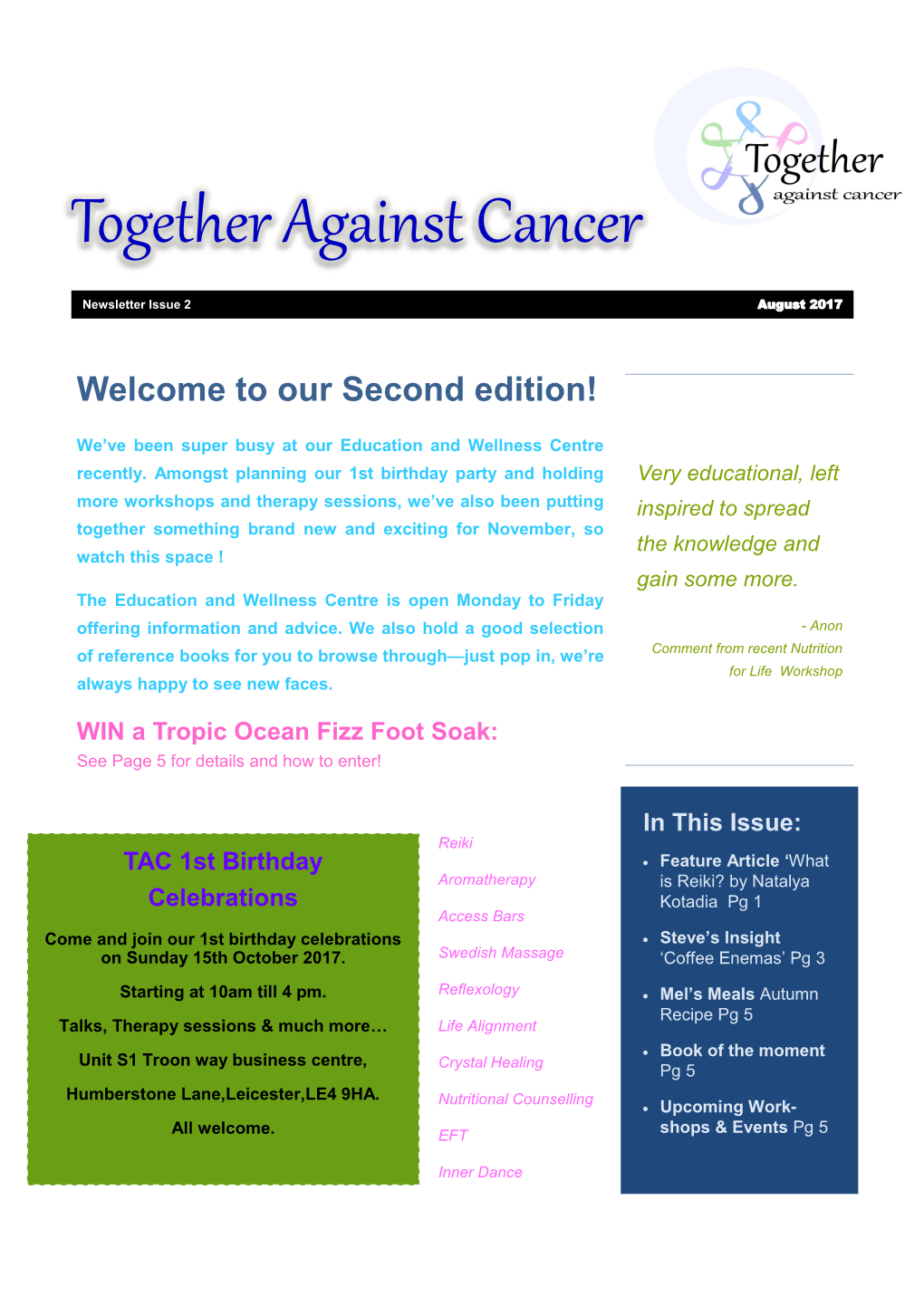 Together Against Cancer