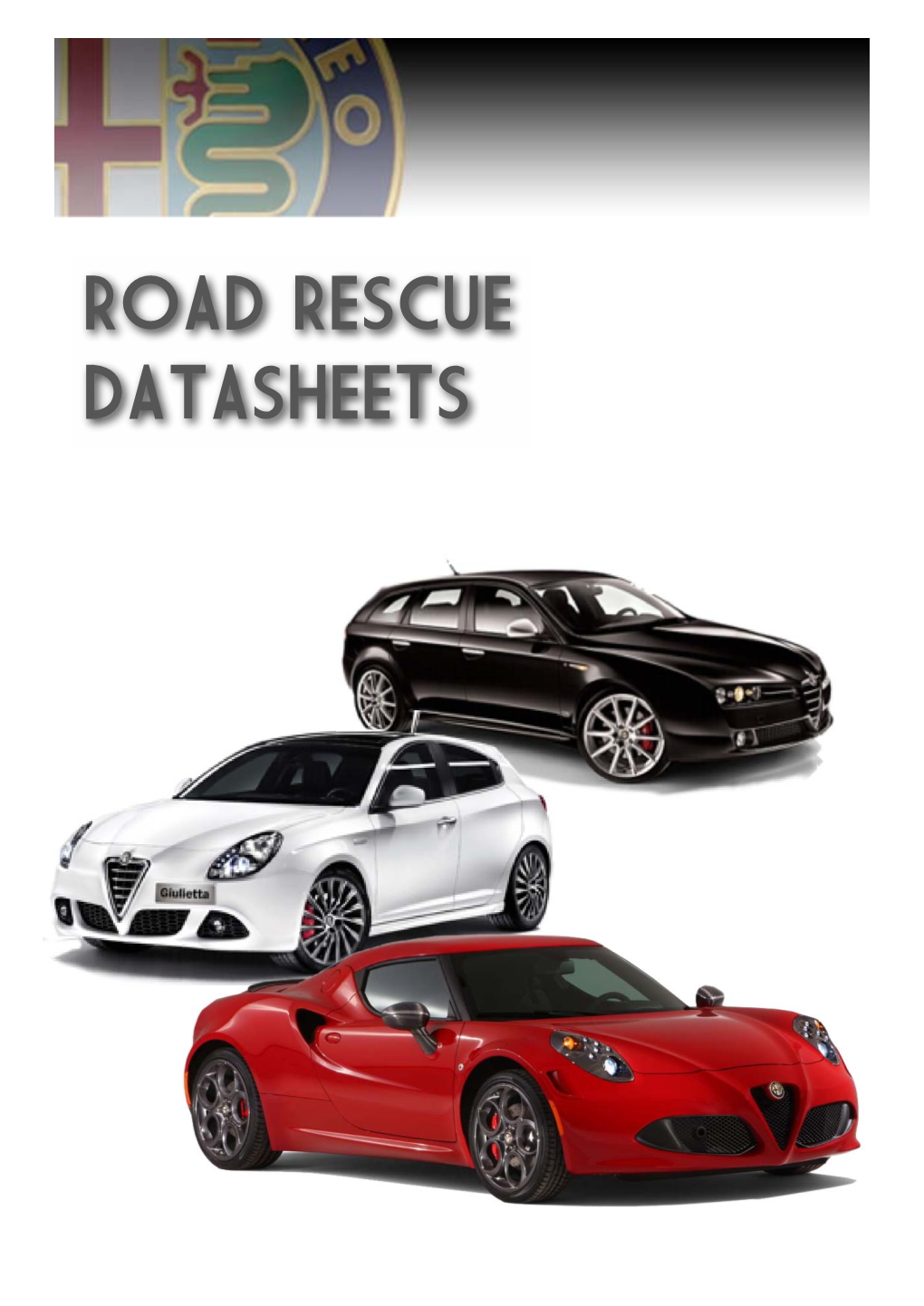 Road Rescue Datasheets Alfa Romeo Giulietta