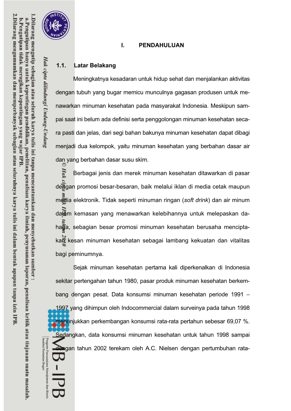 Analisis Perilaku Konsumen Untuk Strategi Pemasaran Minuman Kesehatan “Lipovitan”