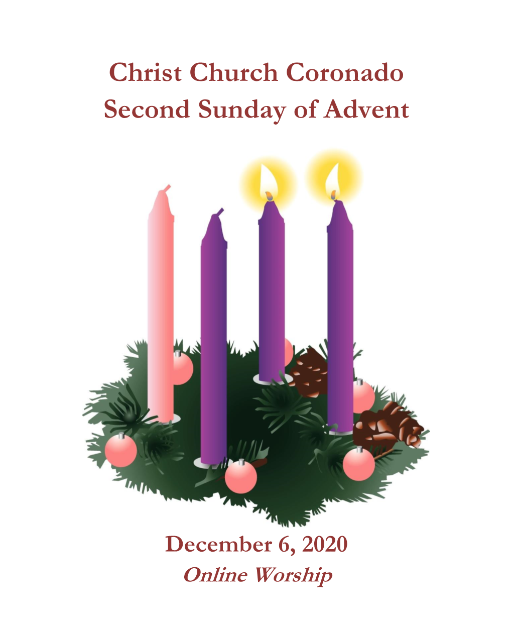 Christ Church Coronado Second Sunday of Advent