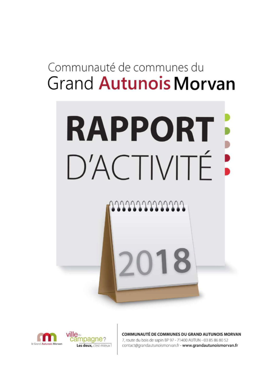 Rapport D'activité Grand Autunois