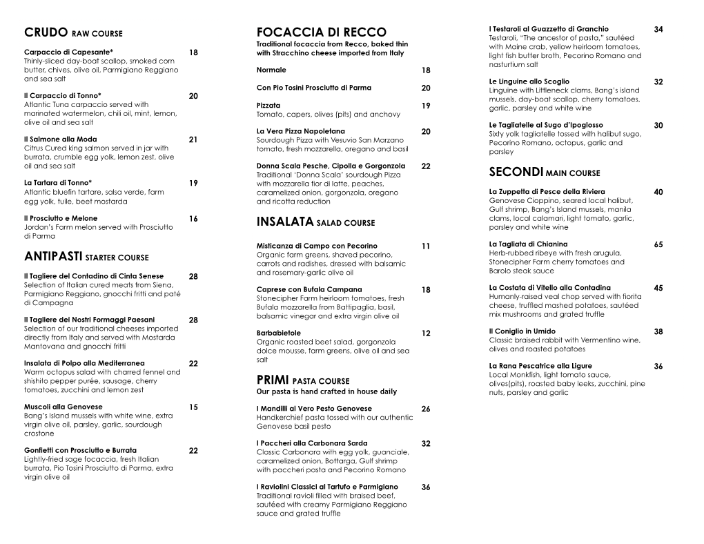 Solo Menu 8-26-20