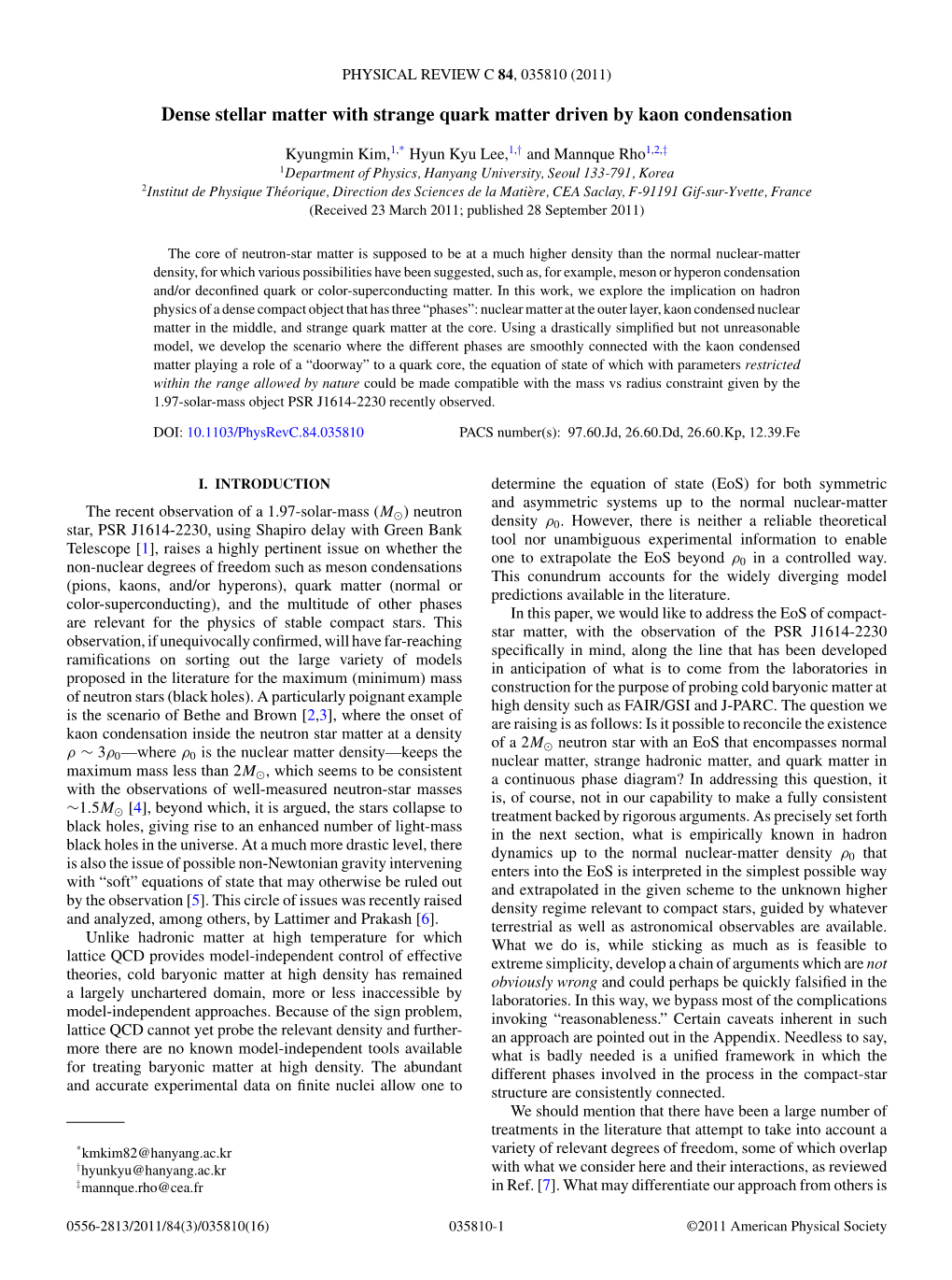 Dense Stellar Matter with Strange Quark Matter Driven by Kaon Condensation