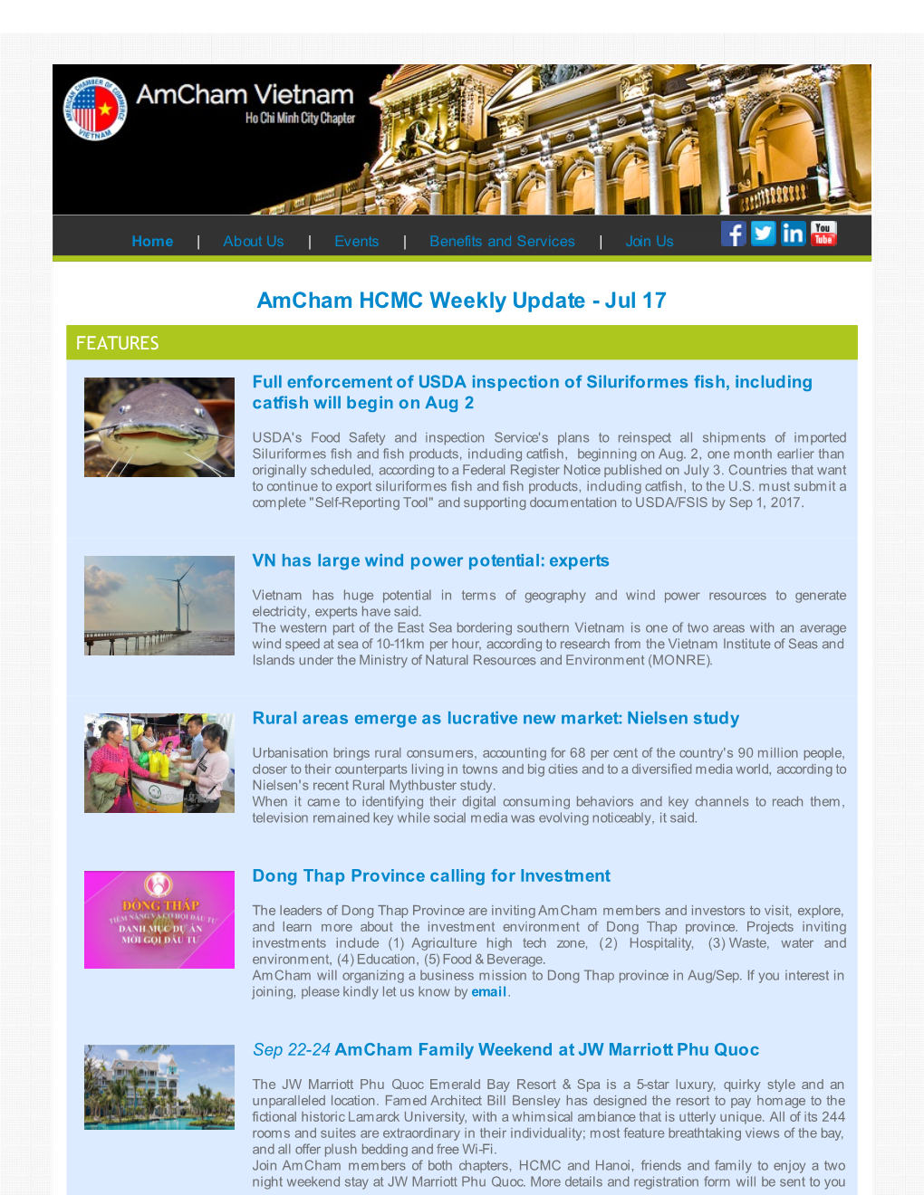 Amcham HCMC Weekly Update - Jul 17