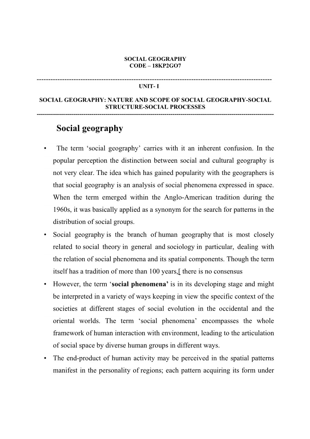 Social Geography-18Kp2g07