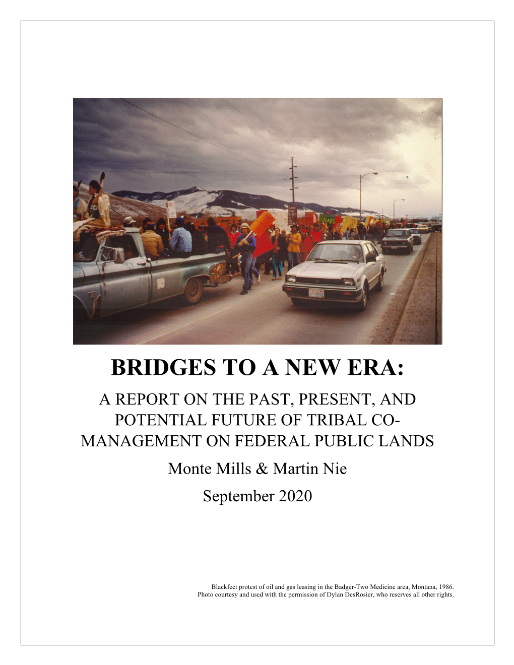 Bridges to a New Era Report