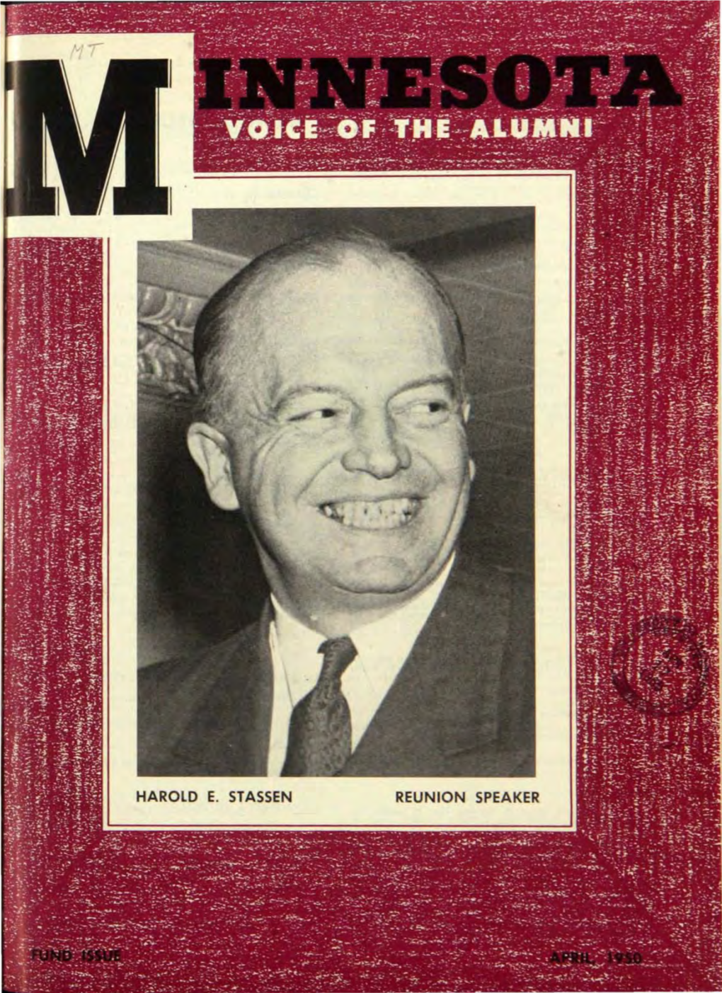 Harold E. Stassen Reunion Speaker 21 0 Minnesota Minnesota