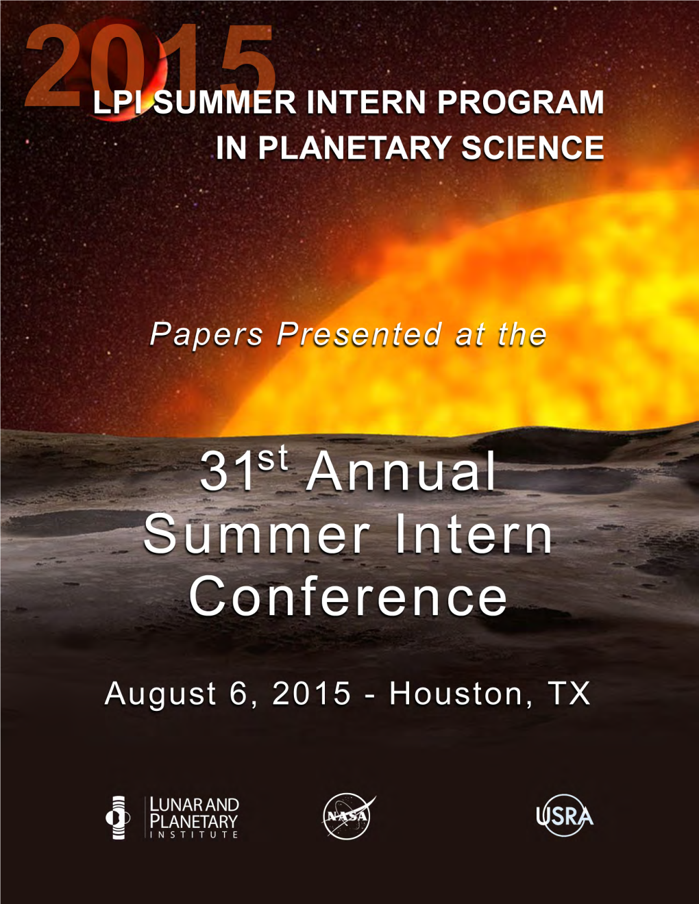 Thirty-First Annual Summer Intern Conference