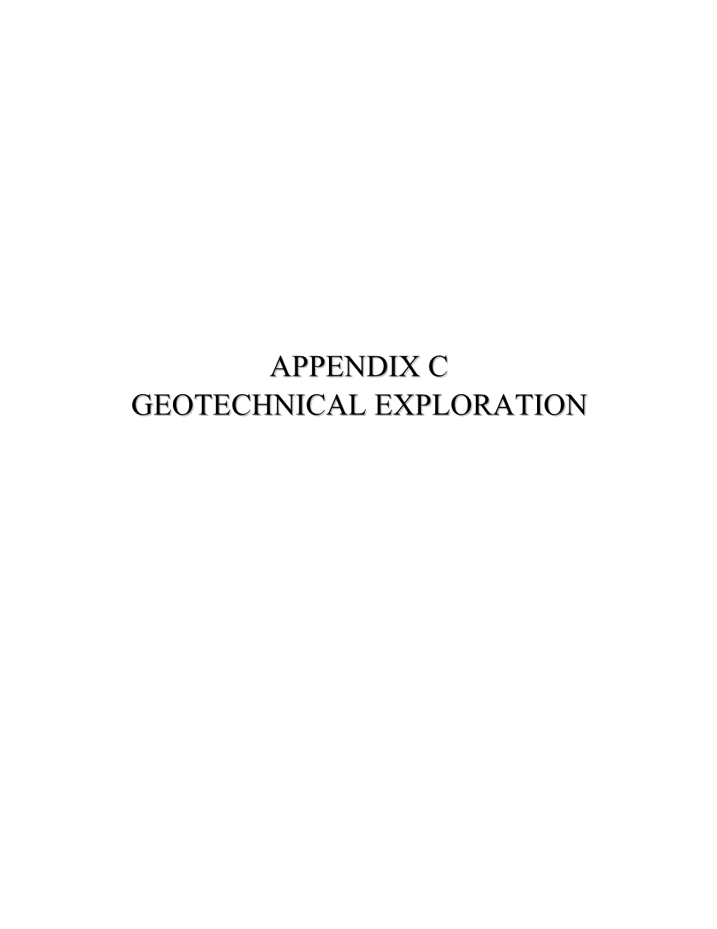 APPENDIX a – Cone Penetration Tests (Cpts) APPENDIX B – Laboratory Test Data APPENDIX C – Liquefaction Analysis APPENDIX D – Supplemental Recommendations