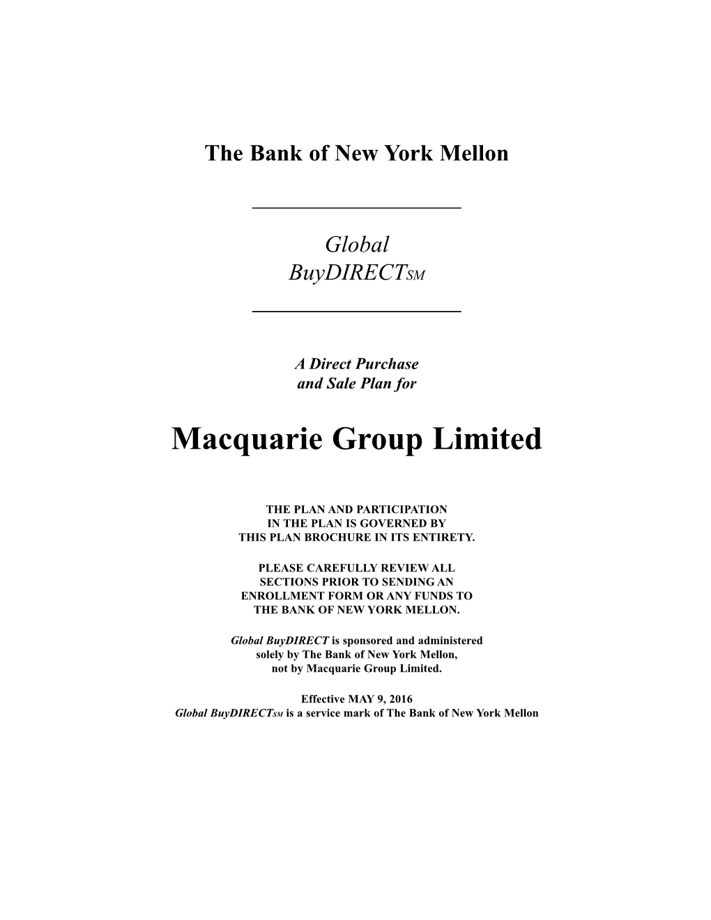 Macquarie Group Limited