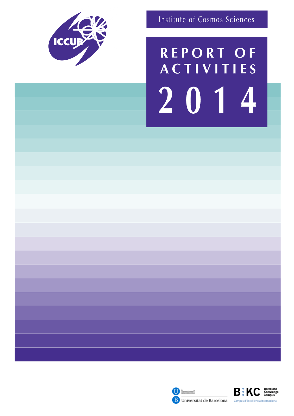 ICCUB Annual Report 2014