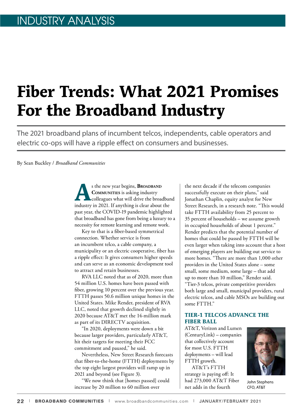 Fiber Trends: What 2021 Promises for the Broadband Industry