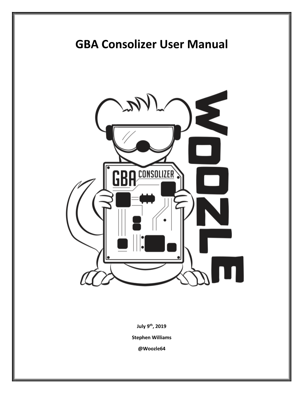 GBA Consolizer User Manual