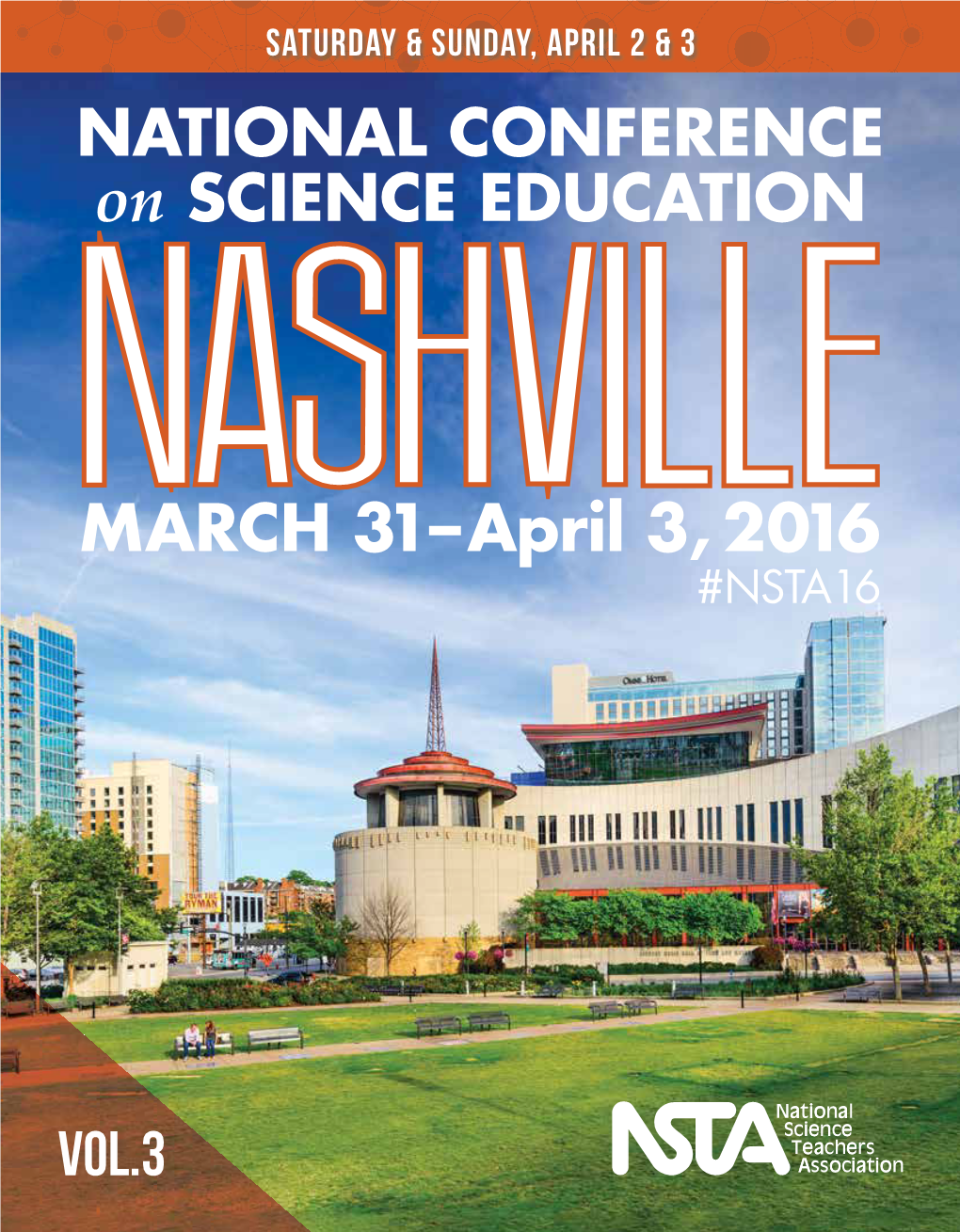 NATIONAL CONFERENCE on SCIENCE EDUCATION MARCH 31