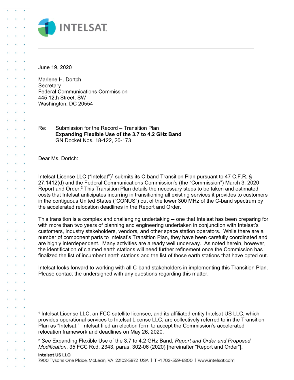 Intelsat Planned