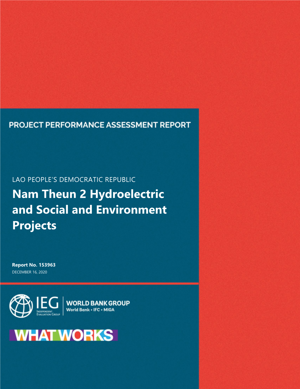 Nam Theun 2 Hydroelectric and Social and Environment Projects