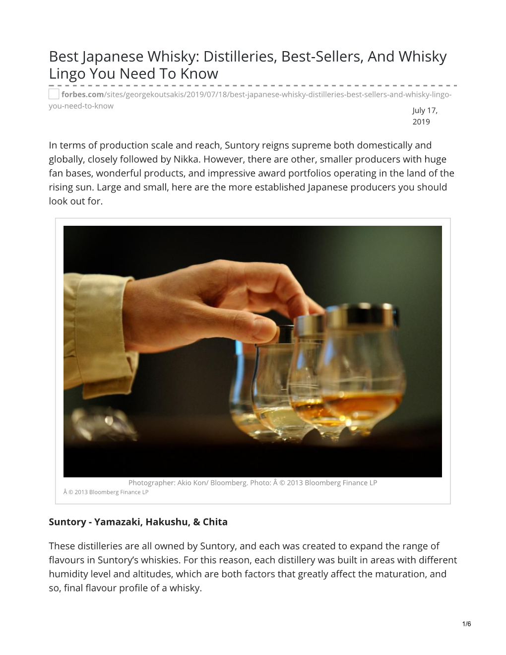 Best Japanese Whisky: Distilleries, Best-Sellers, and Whisky Lingo You Need to Know