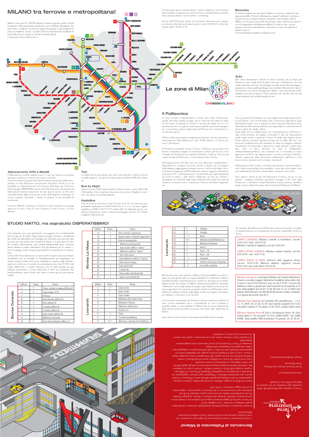 MILANO Tra Ferrovie E Metropolitana! S8 S9 S11 Tram, Autobus, Filobus E Servizi Di Bike E Car Sharing