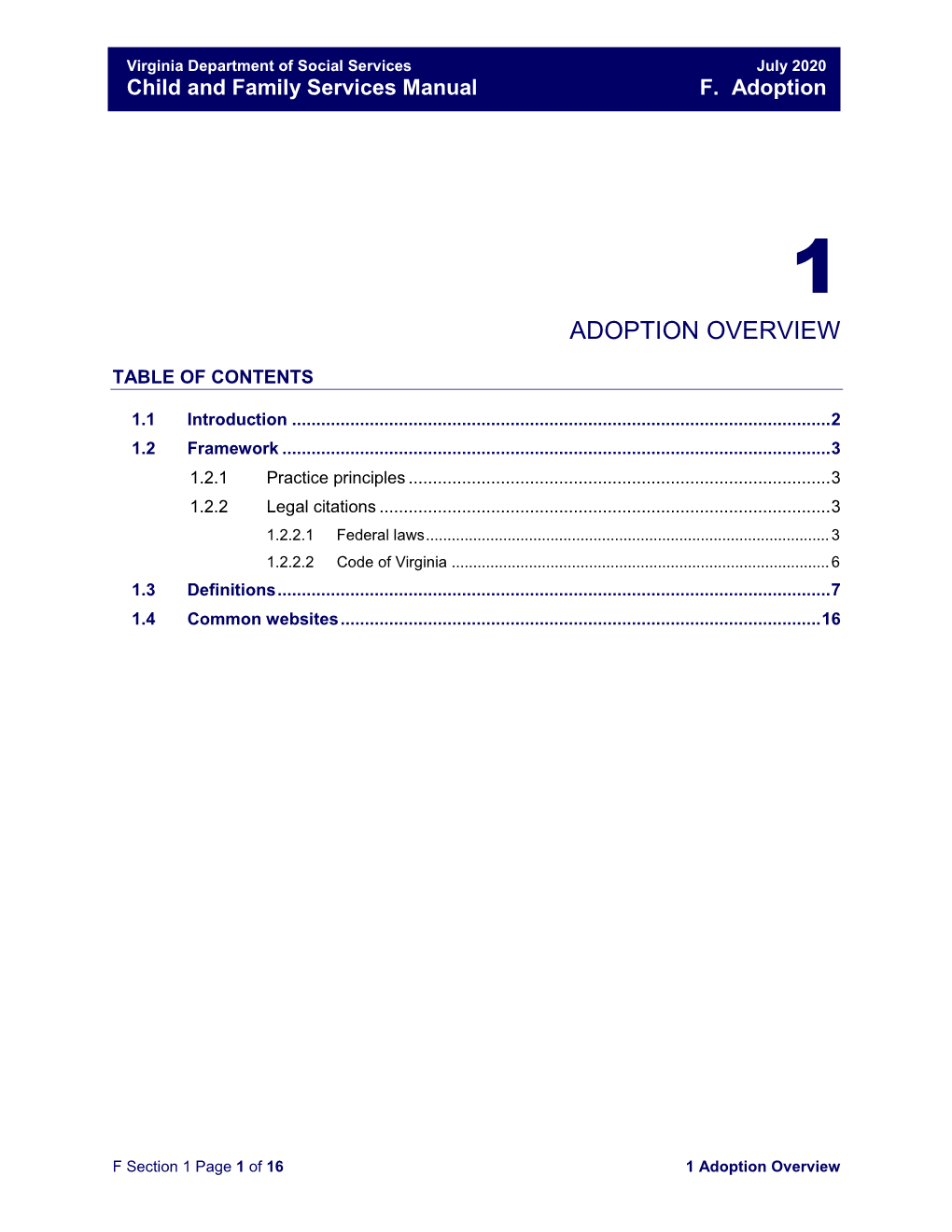 Adoption Overview