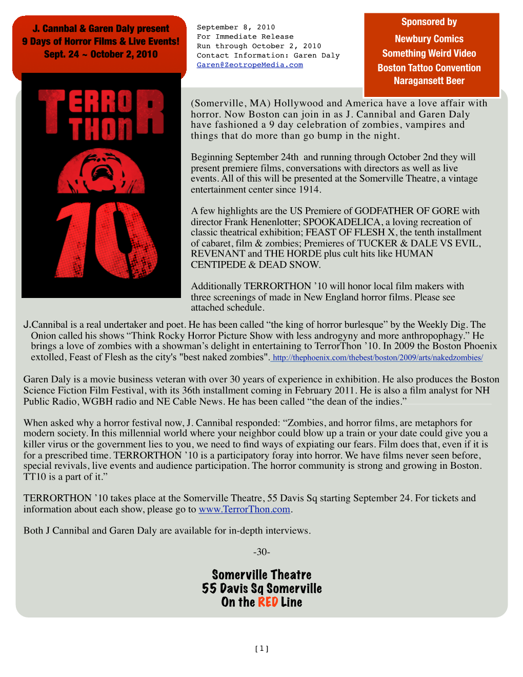 Terrorthon PR