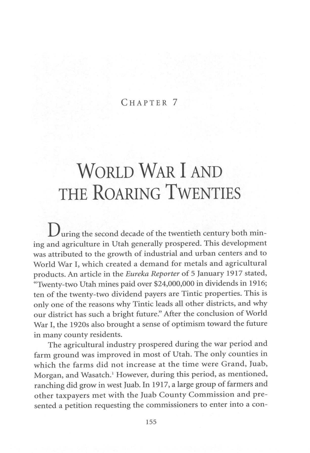 World War I and the Roaring Twenties