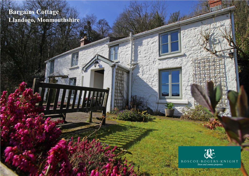 Bargains Cottage Llandogo, Monmouthshire