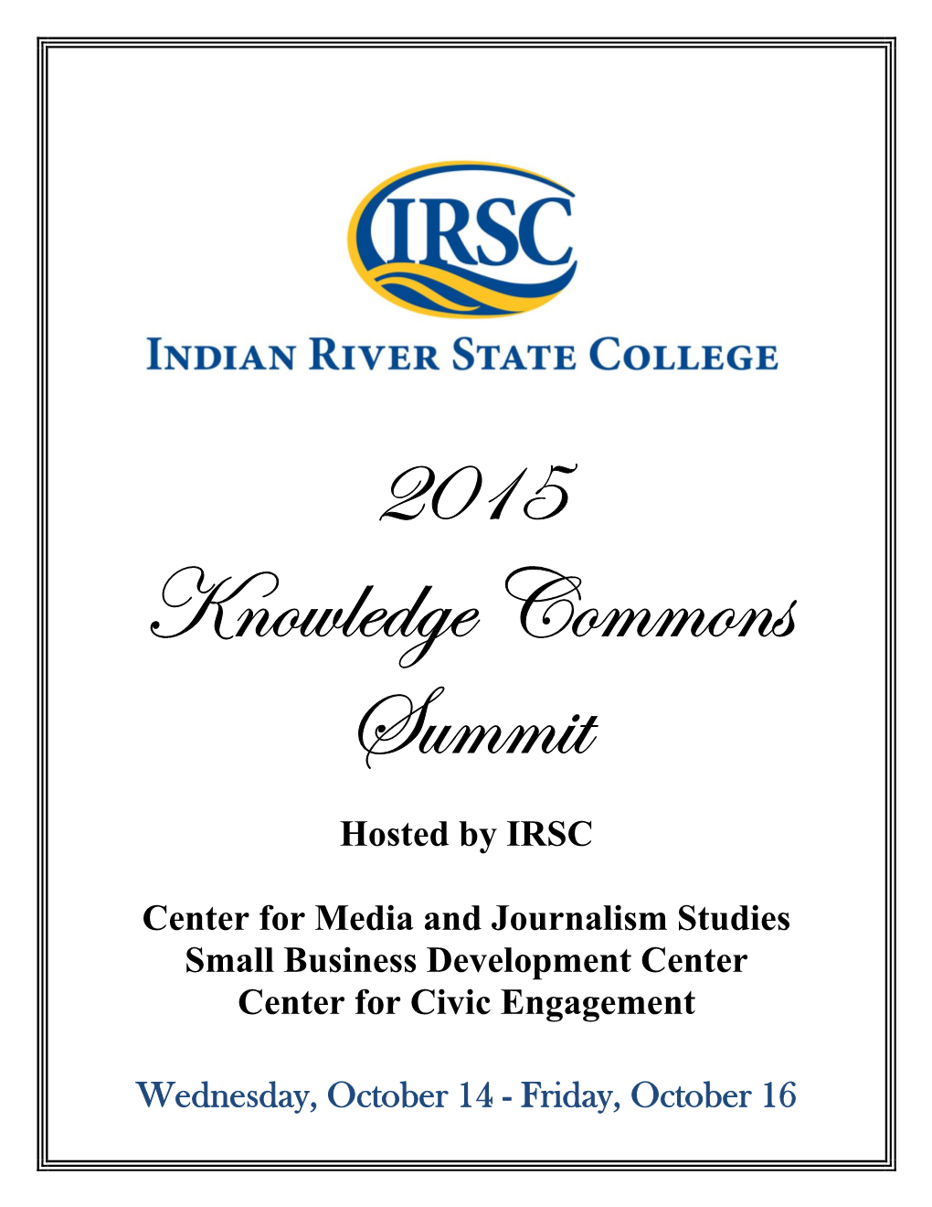 2015 Knowledge Commons Summit