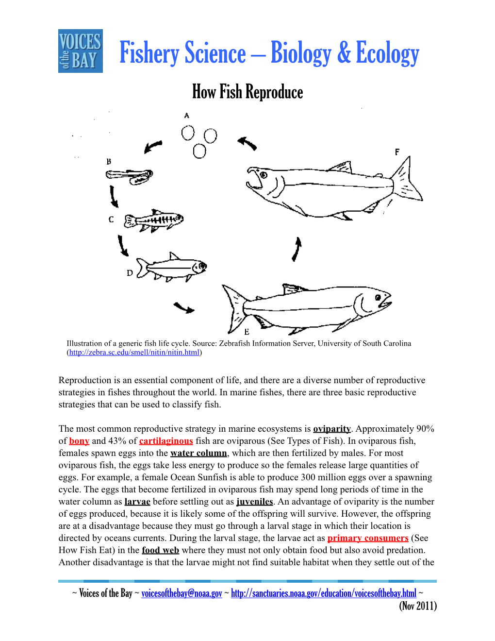 Fishery Science – Biology & Ecology