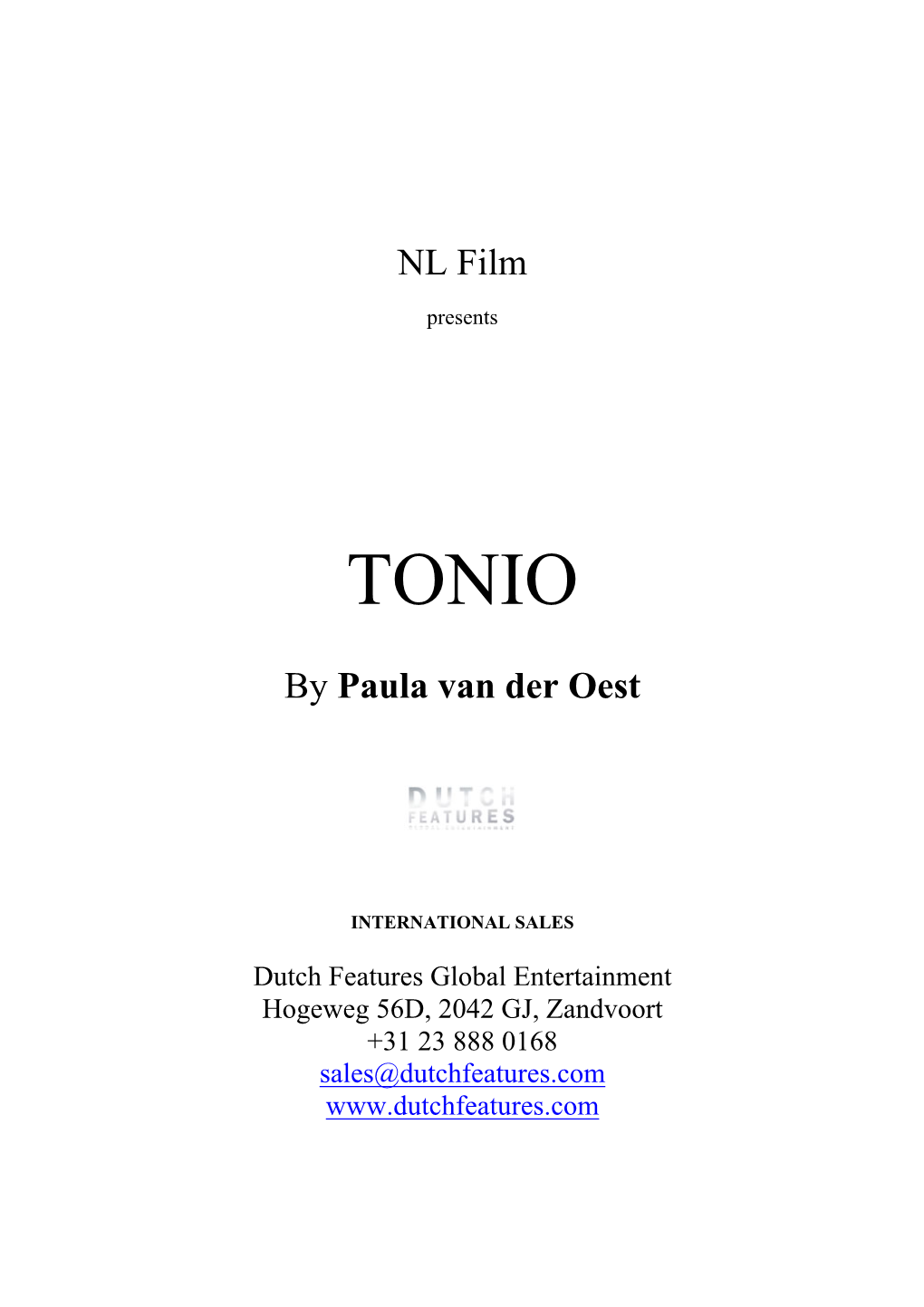 NL Film by Paula Van Der Oest
