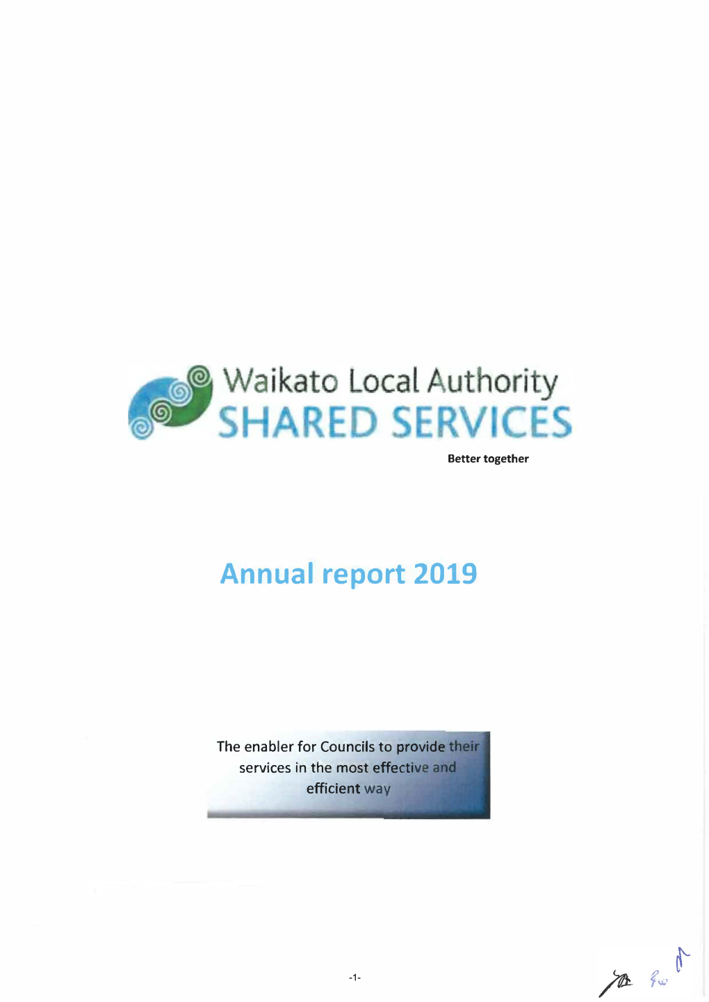 Waikato LASS Annual Report 2018-2019