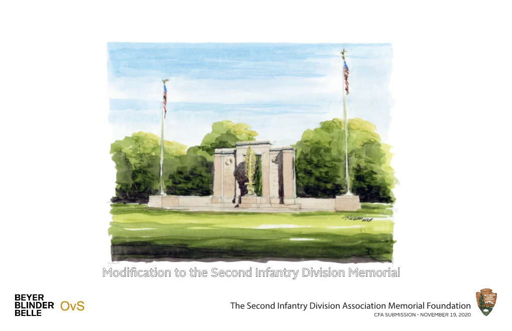 Modification to the Second Infantry Division Memorial