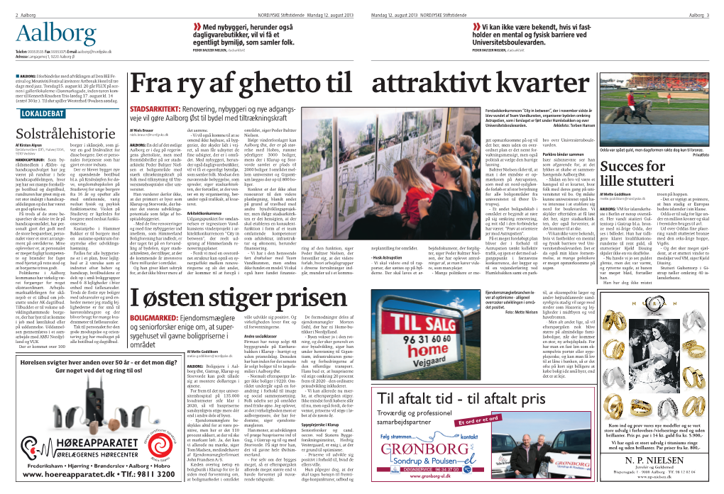 Fra Ry Af Ghetto Til Attraktivt Kvarter (Entré 30 Kr.)