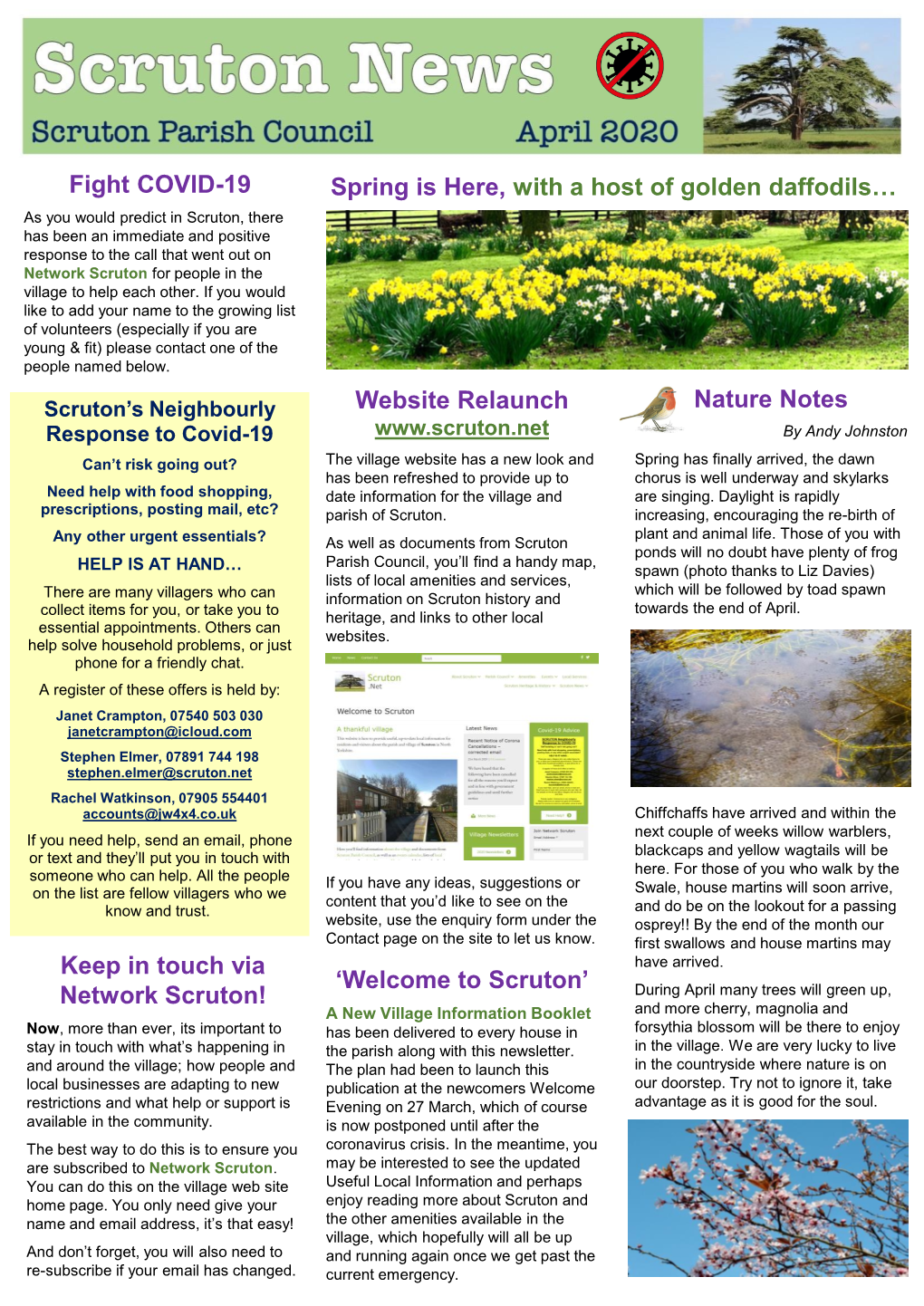 Nature Notes Website Relaunch Keep