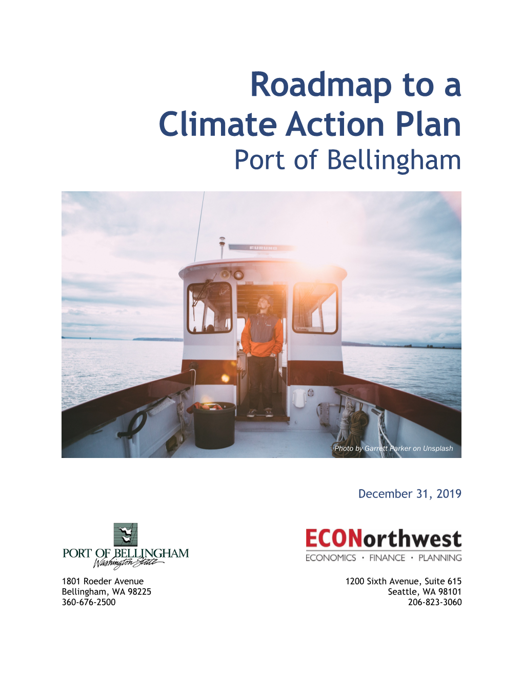 Roadmap to a Climate Action Plan Port of Bellingham