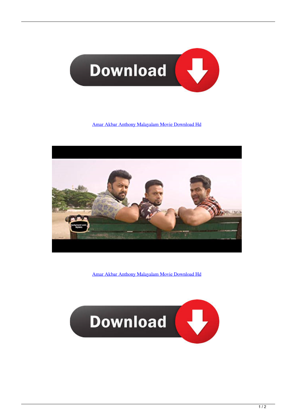 Amar Akbar Anthony Malayalam Movie Download Hd