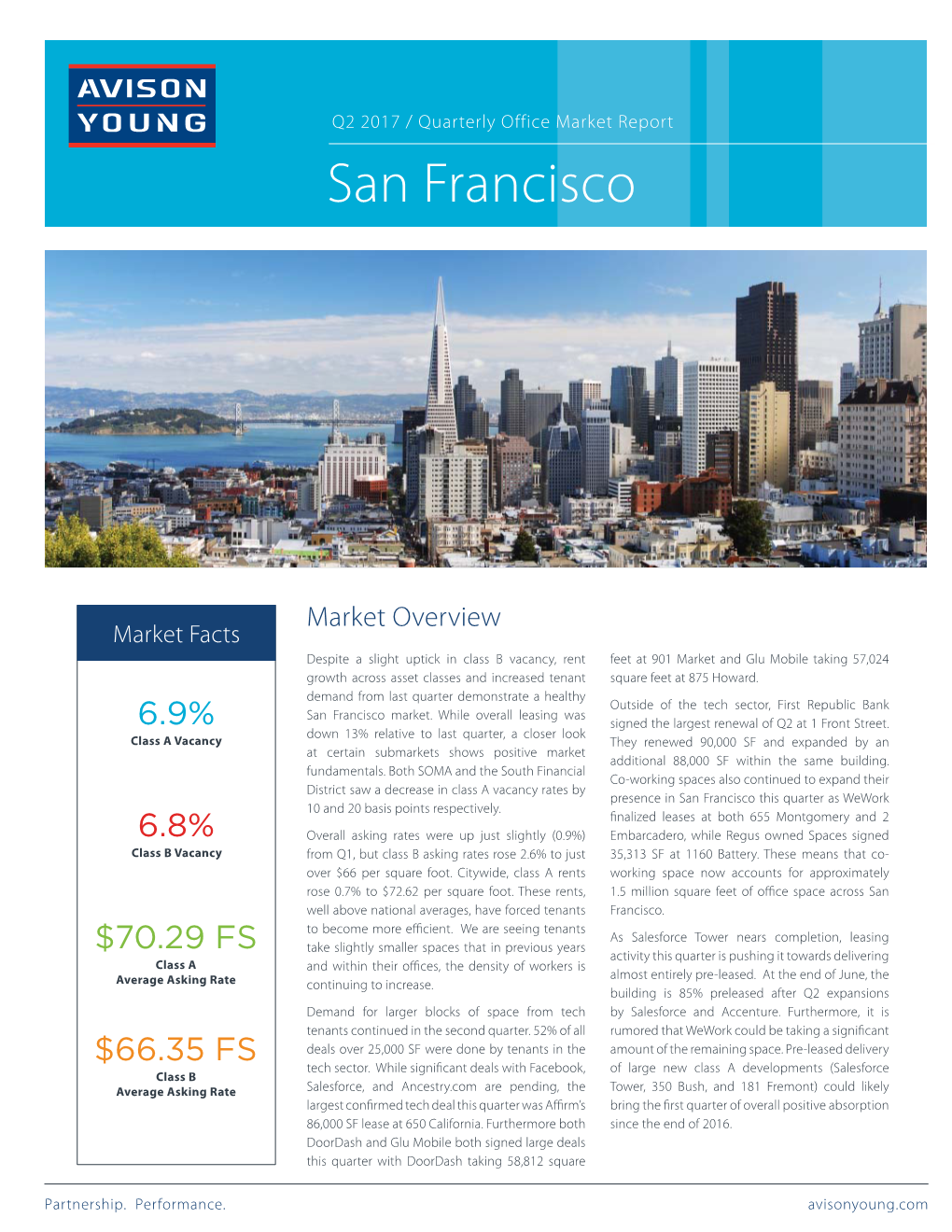 Q2 2017 SF Market Report.Indd